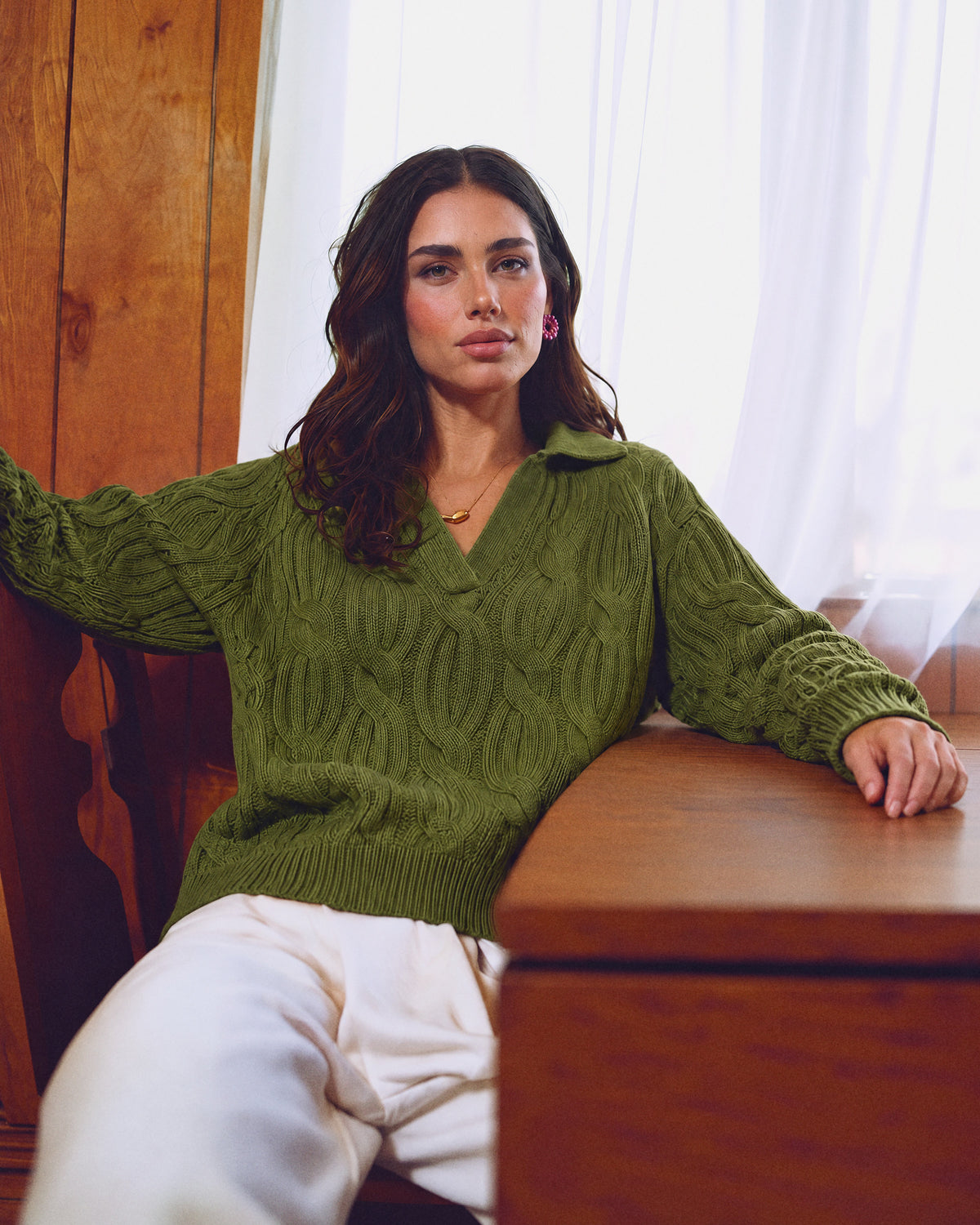 Olive Élan Sweater