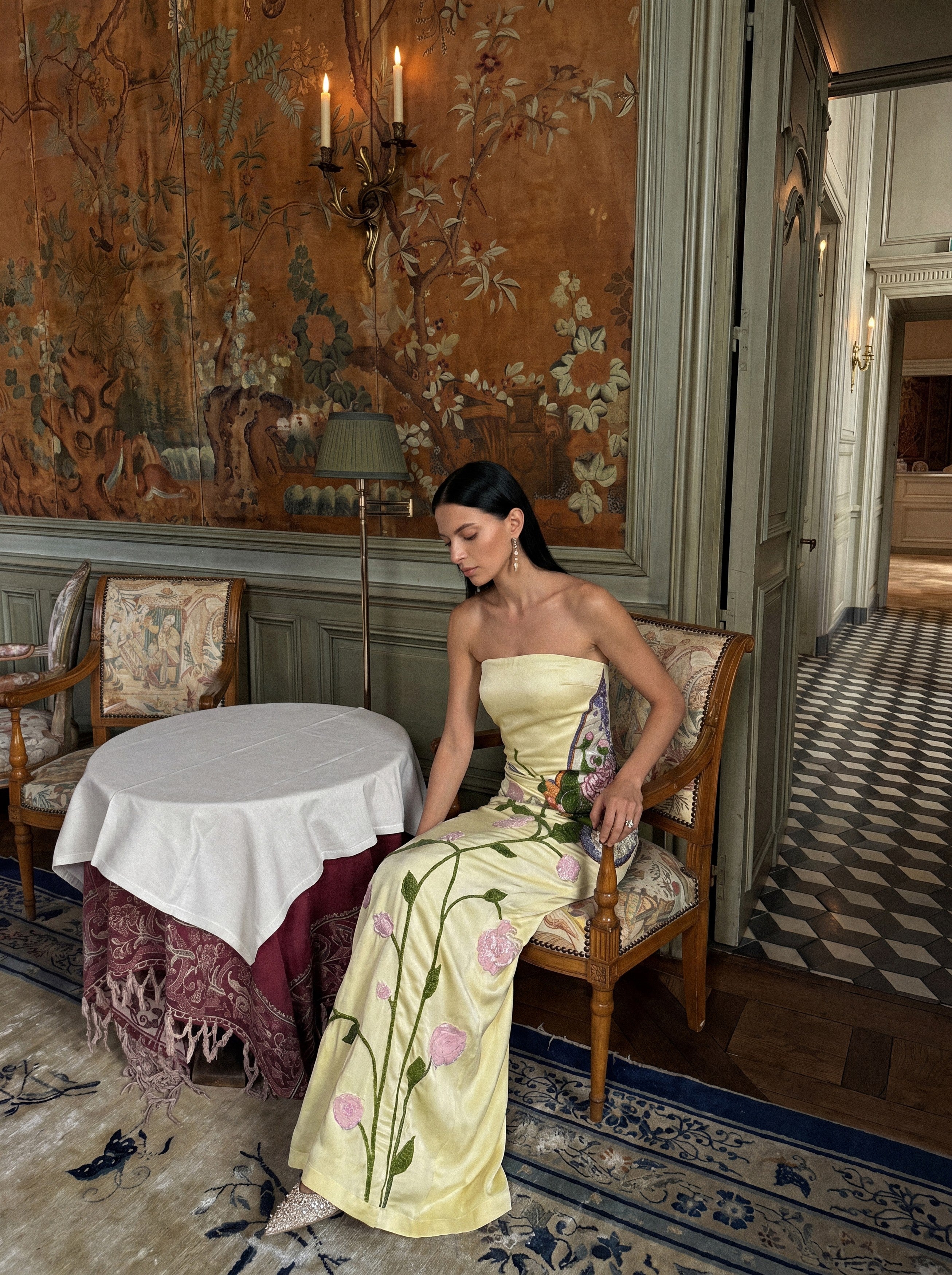 Whispering Wings Tapestry Dress