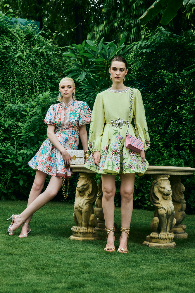 Fit-and-Flare Mini Dress featuring a Structured A-Line Silhouette
