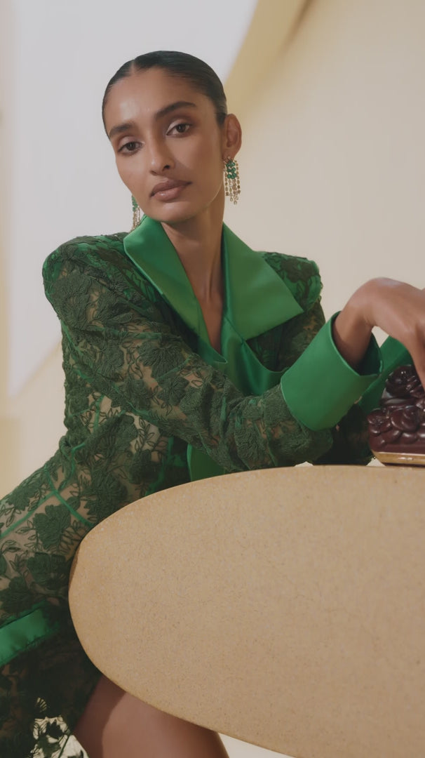 Emerald Serpentine Gown