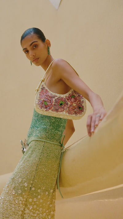 Detailed embroidery fashion video