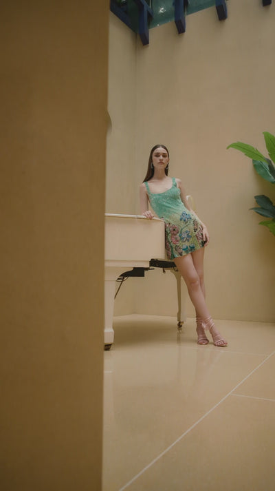 Fleur De Mer Mini Dress