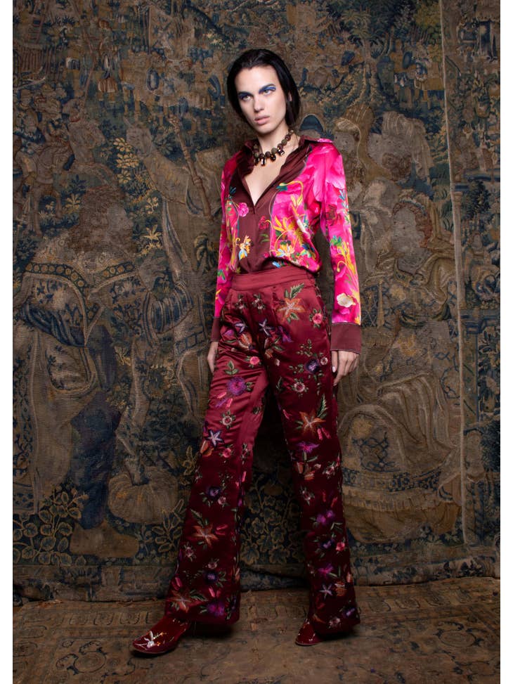 Zohra Embroidered Pant