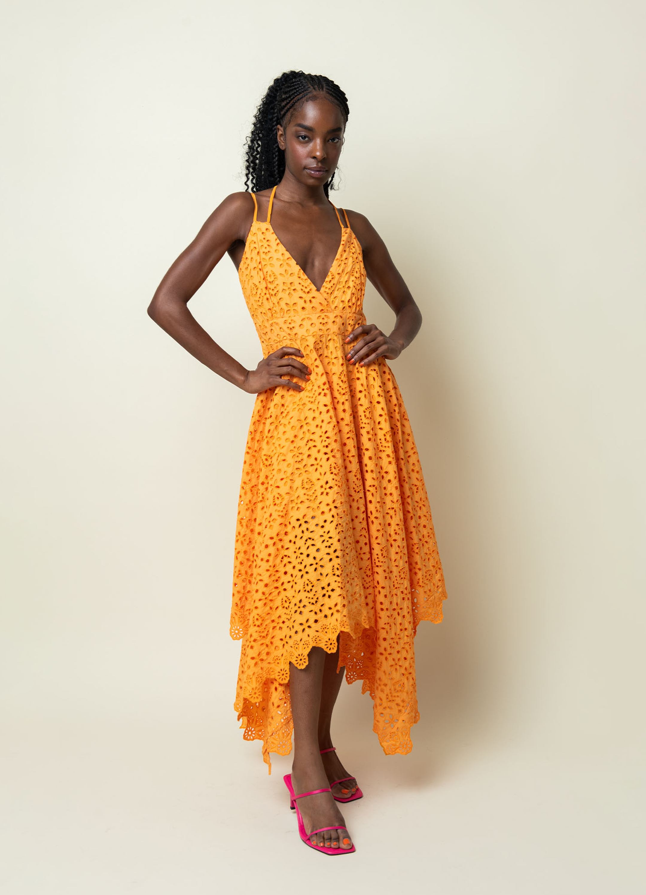 Tangerine Sun Dress