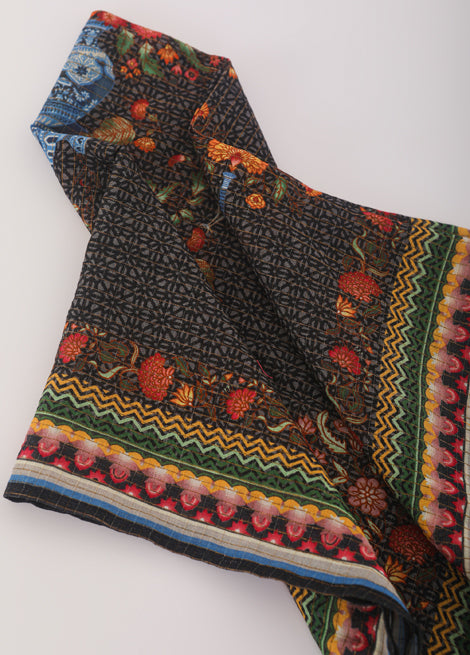 Road To Barmer Scarf In Cotton Silk Chanderi